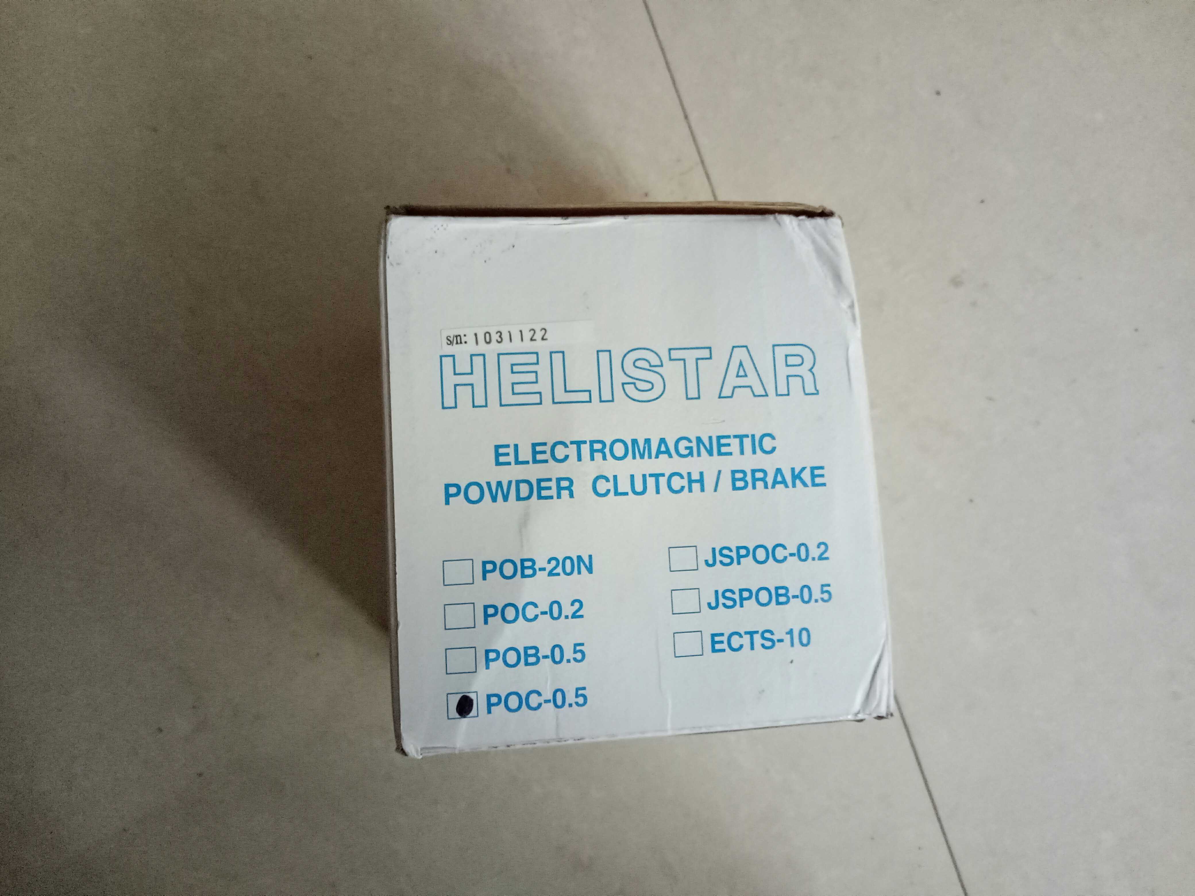 HELISTAR magnetic powder clutch POC-0 5-0 1-0 2-1 2-1 0 POB-20N-5N bargaining 24V