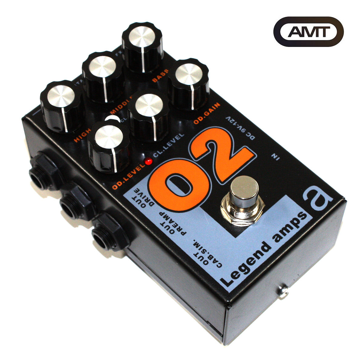 AMT O2 Russian manual electric guitar distortion single block effect speaker simulation orange box