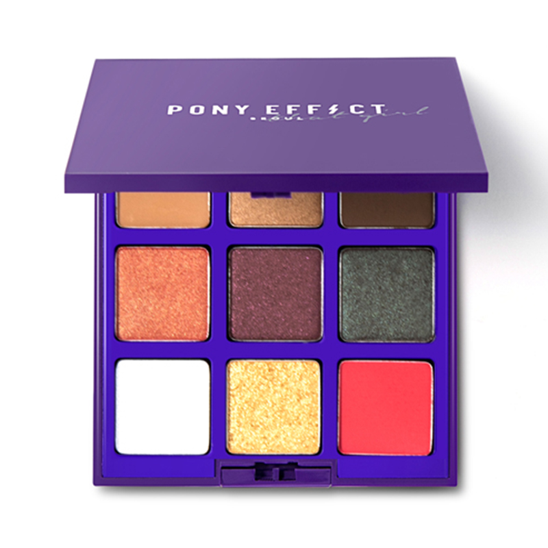 Memebox pony effect限量彩妆盘THAT GIRL烈焰璀璨9色眼影盘110g