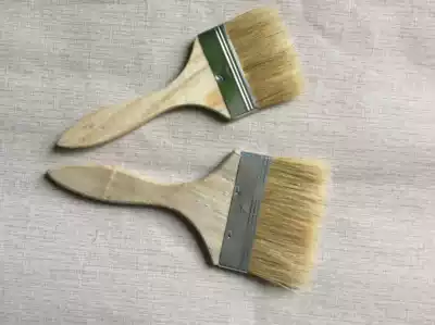 3 inch 4 inch thin sheet new glass fiber special brush Paint brush special-shaped brush brush handle thickness 8mm