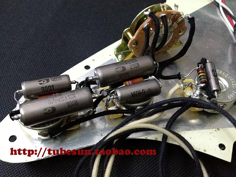 Custom Fanta ST Electric Guitar Personality Circuit Assembly Bumblebee Capacitor