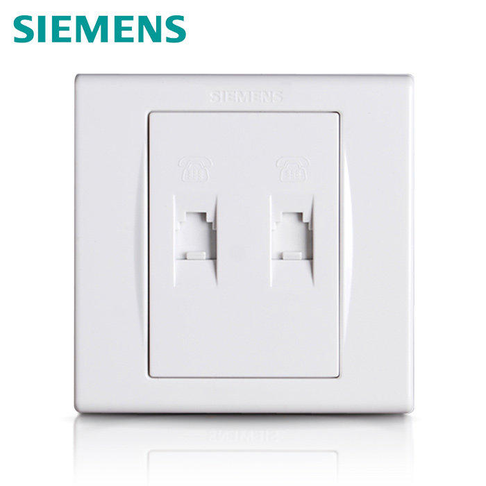 Siemens Switch Switch Panel Siemens Switch Socket Series Yibai Two Phone Socket Panel