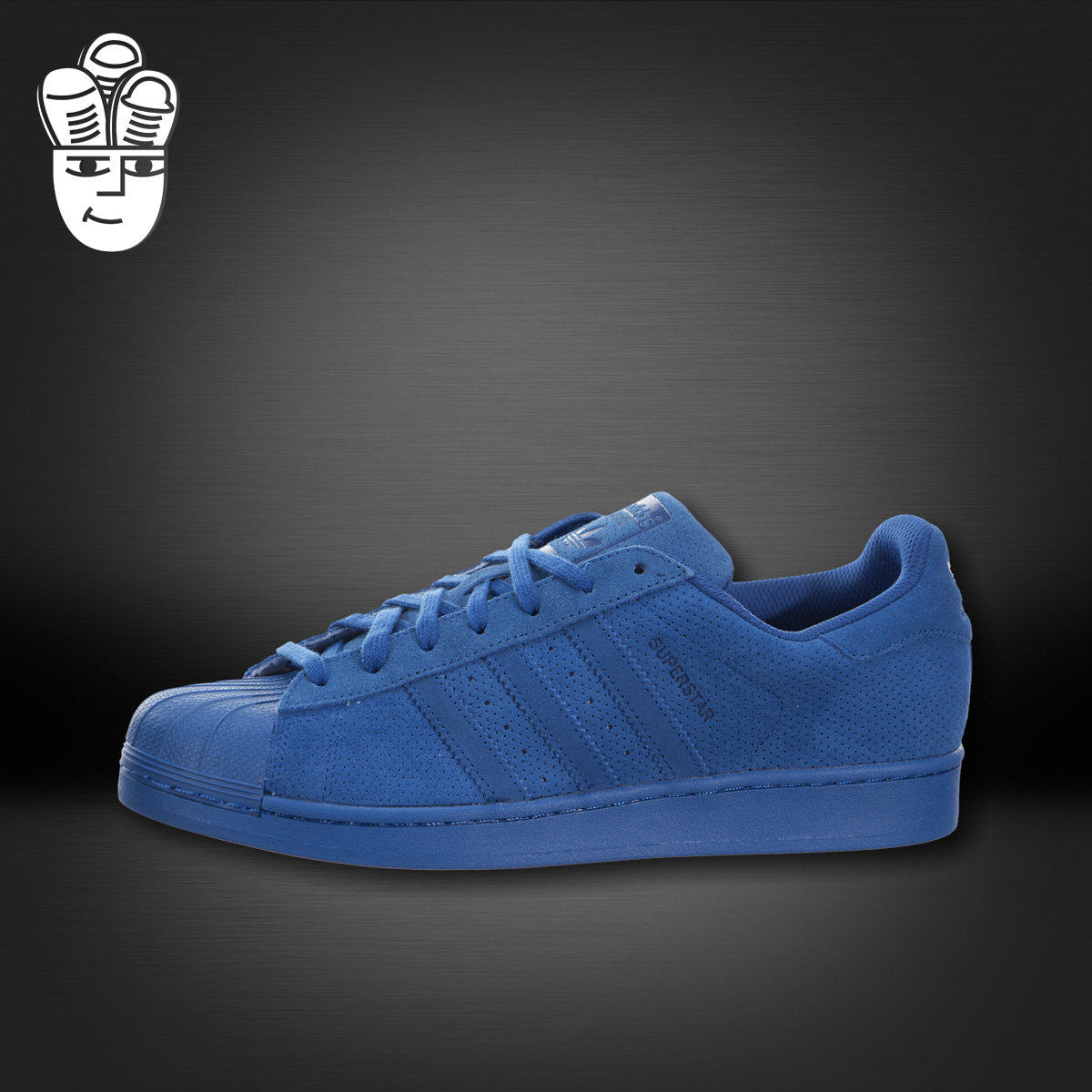 Adidas Superstar RT Suede Perf 三叶草男子贝壳头板鞋 麂皮纯色
