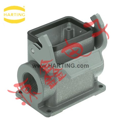 19300160291 harting HAN 16B heavy-duty connector single buckle back cover base M25