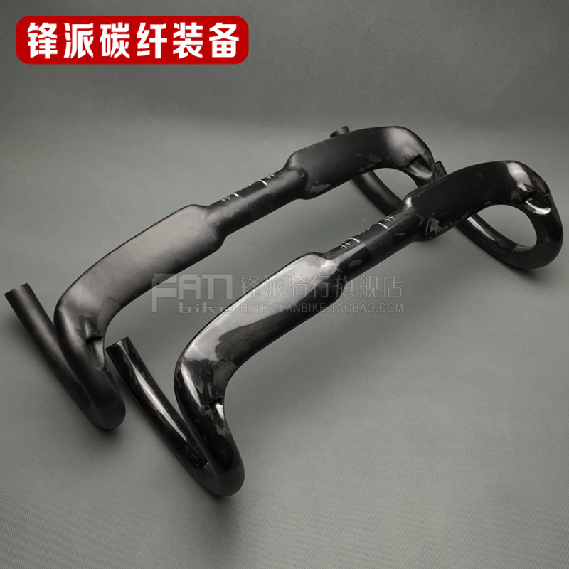 Full carbon fiber ultra - light road car bends the bicycle sports car handle UD texture without classic breaking