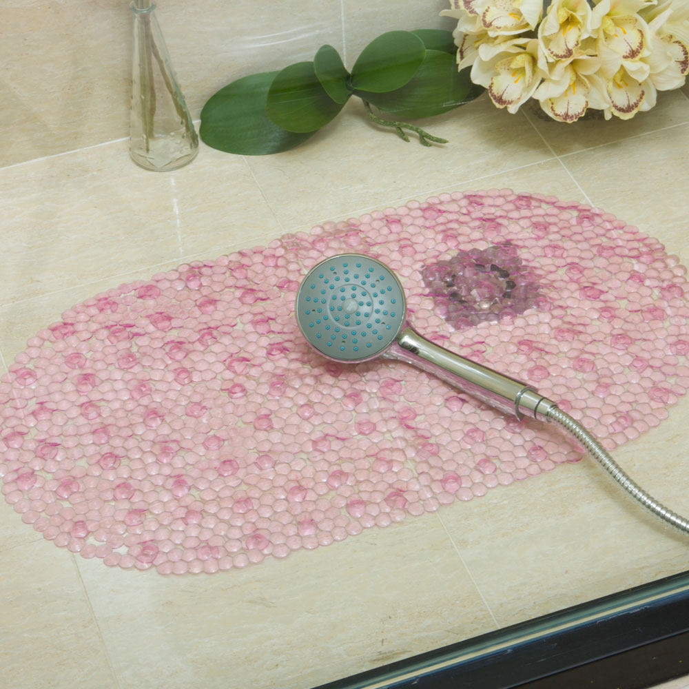 【天猫超市】素雅特 浴室浴缸防滑垫 39*69cm 1201-001 粉色
