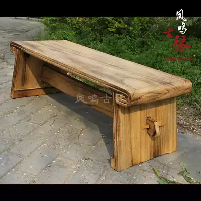 Old Tongmu Guqin table stool Guqin couch table Knee table Folding tower table Chinese school classroom desk Coffee table collapse table