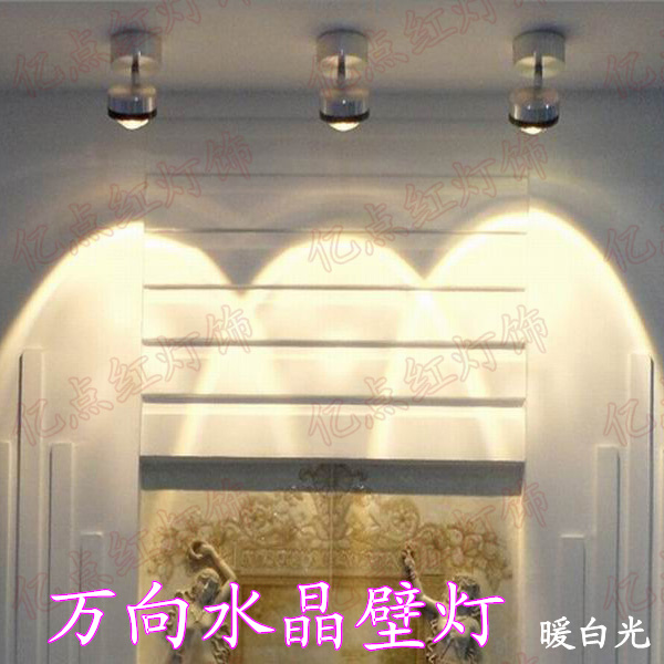 Surface mounted LED wall light aisle lighting light bedroom bedside light bar KTV light remote control color changing background wall light