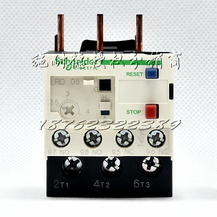 (100% guaranteed) Schneider thermal overload relay LRD08C LR-D08C 2 5-4A