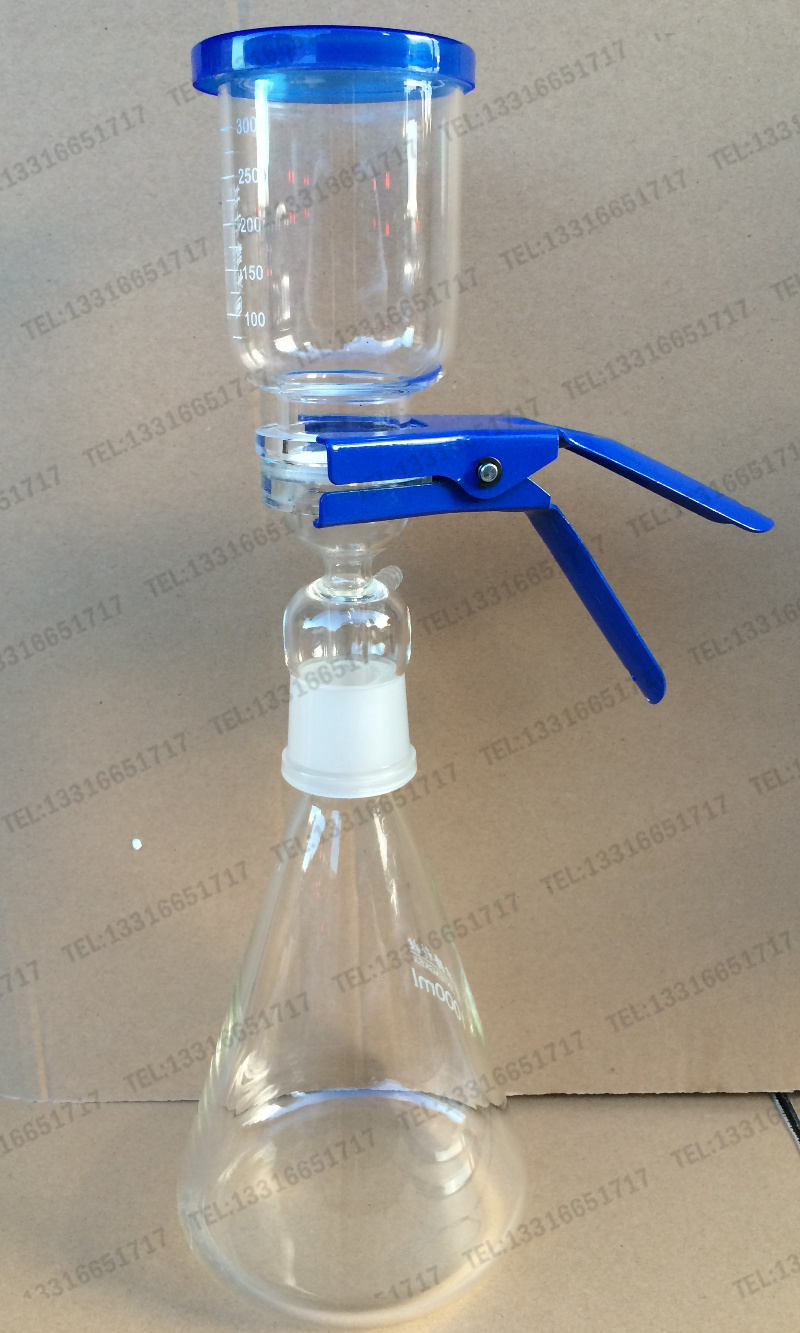 1000ml 1L 砂芯过滤装置 真空抽滤装置 负压过滤器 包邮