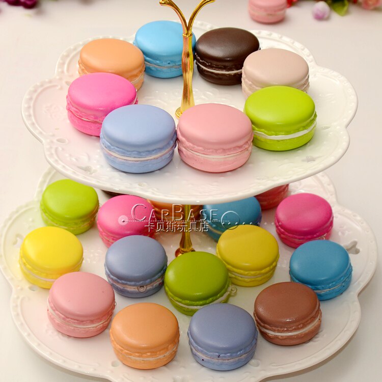 Simulation food 4cm macaron cake food model wedding wedding window decorations shooting props - Taobao