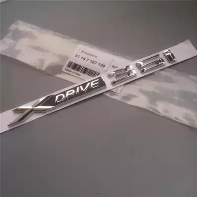 Old BMWX3X4X5X6 door fender side label XDRIVE 35I car logo word label displacement label