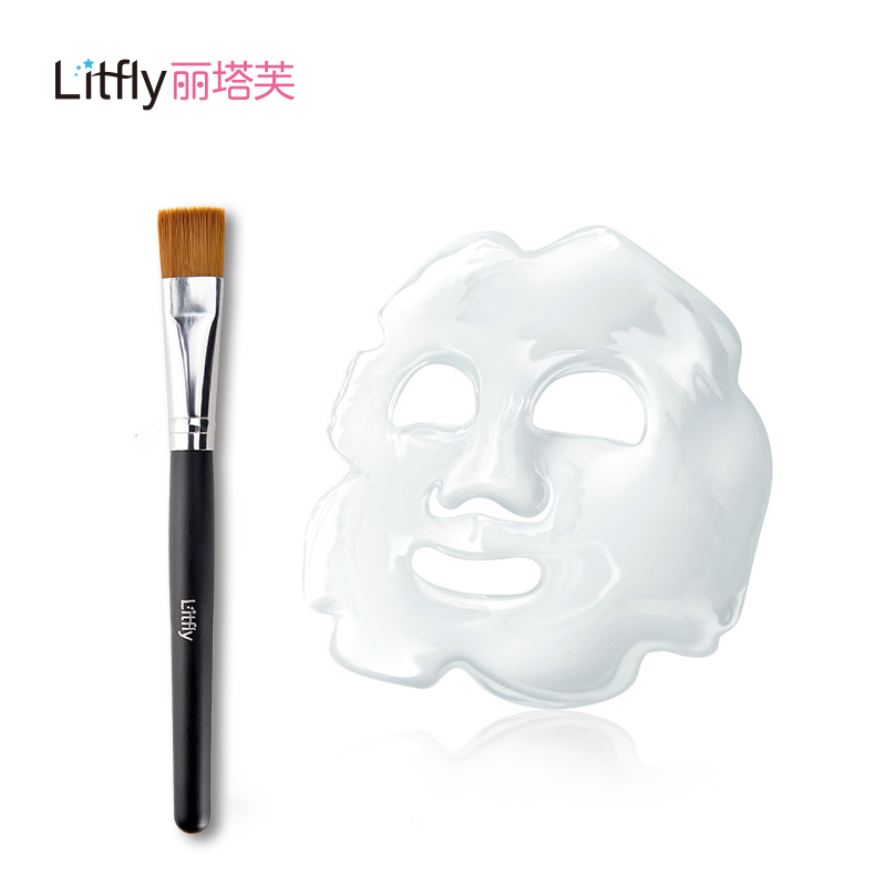 Litfly丽塔芙面膜刷/洁面刷 黑头清洁 面膜必备 粉底刷 平头