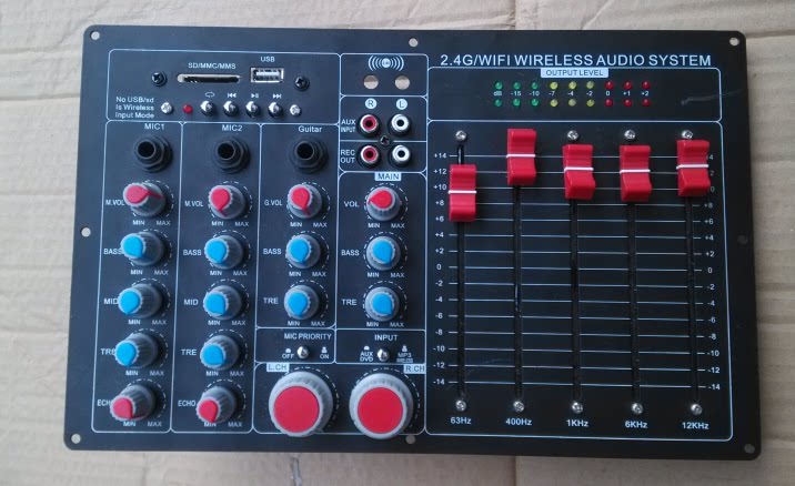 Keyun audio accessories 815 # 15 inch stage audio mixer control panel has several brands of common