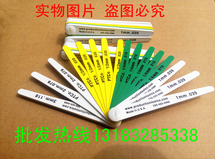 American plastic feeler procaldson 15026 14839 13950 14802 plug gauge thickness gauge