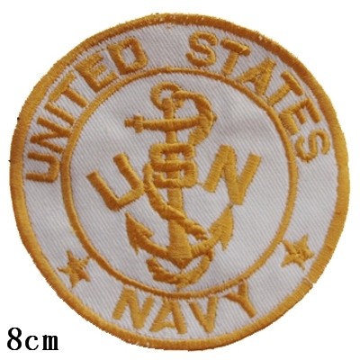 American Navy Arm Seal Posted Clothing Embroidery Label Clothing Clothing Customized Magic Paste