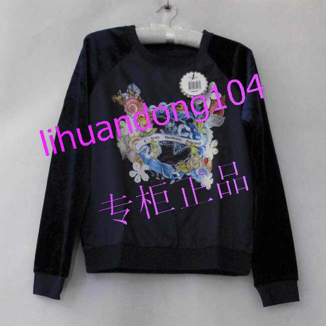 ^Spot Fendi Shi flashing electronic velvet women's top pajamas FF0025 can be worn outside S M size