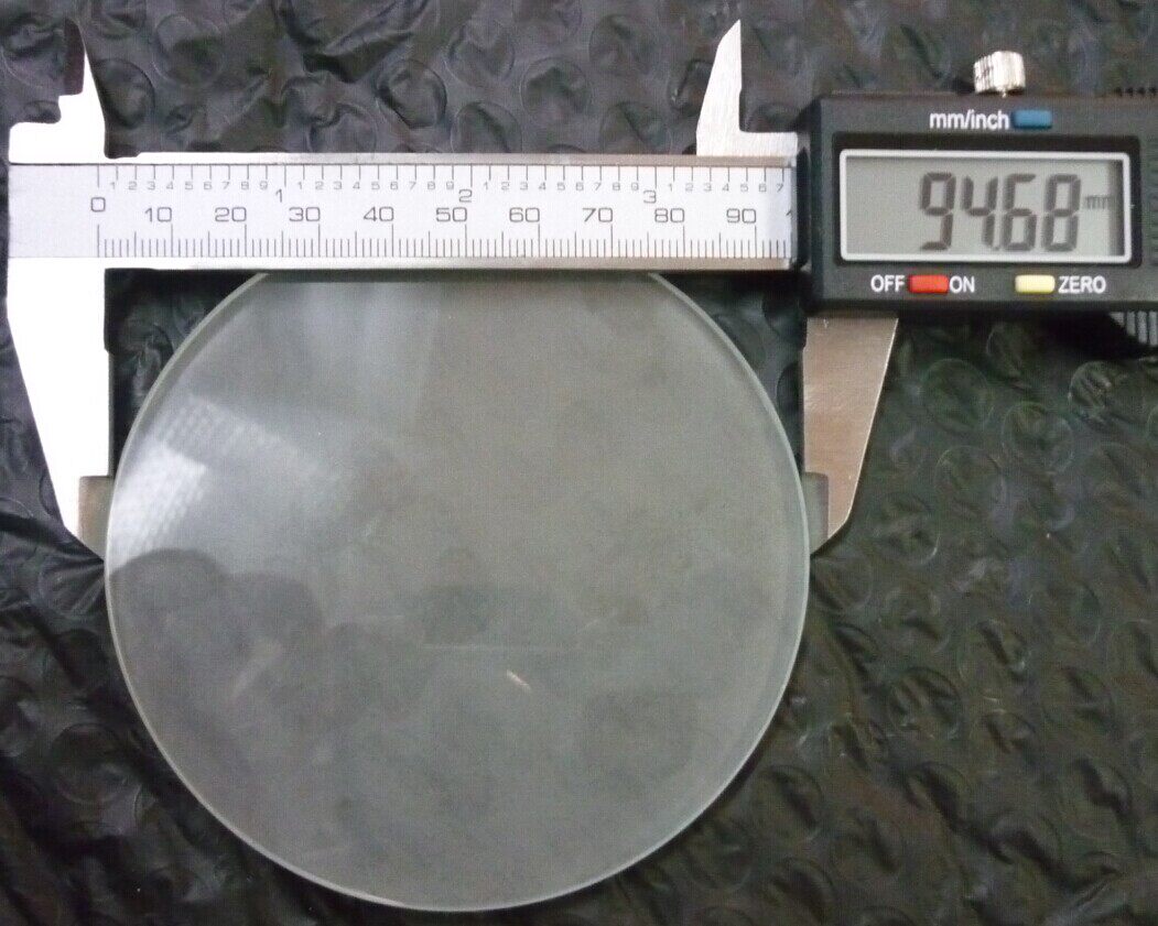 95mm microscope substrate Electrolight source hole glass plate for round bearing plate promotion