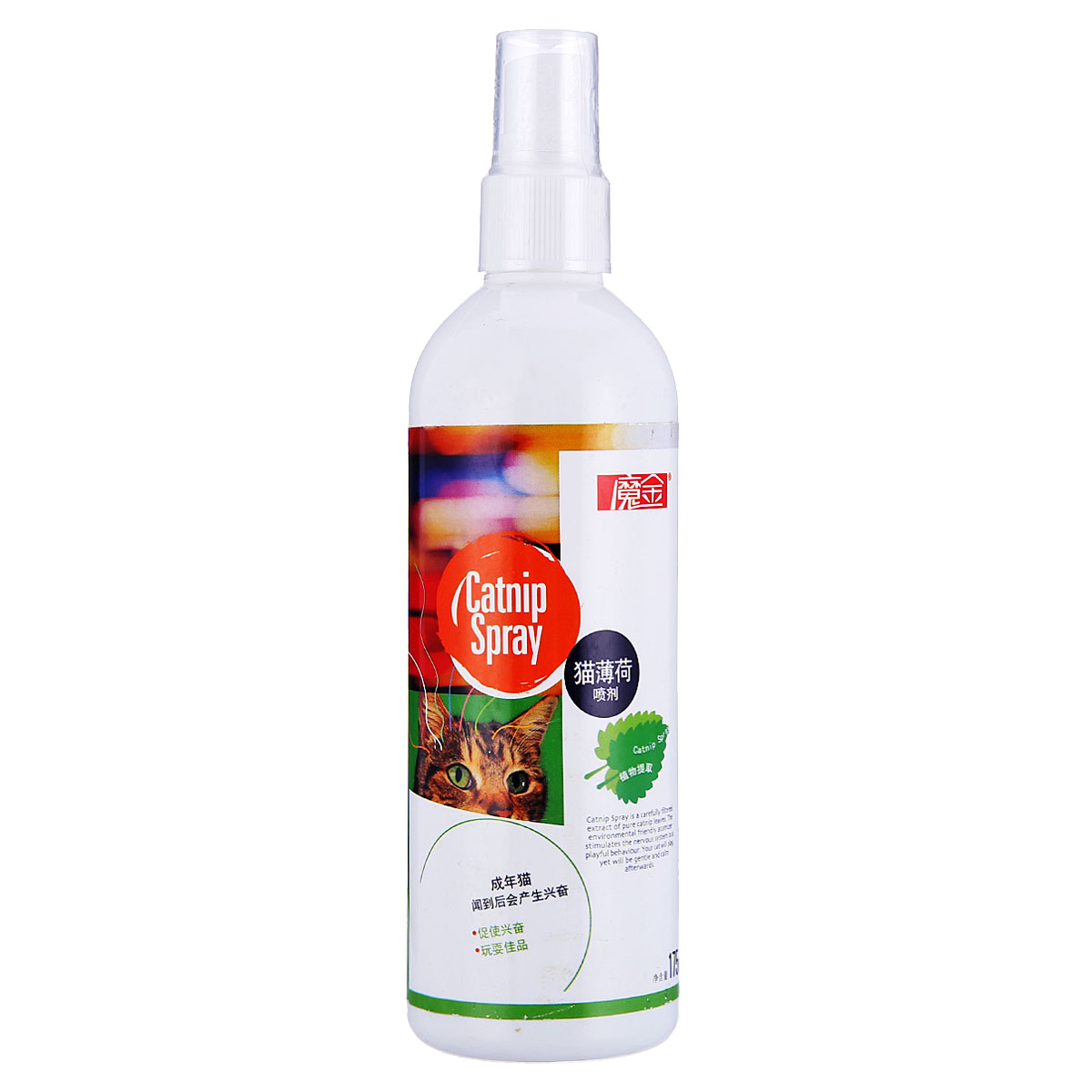 宠物用品 魔金猫薄荷喷剂175ml 天然猫用诱导剂