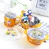 Bộ đồ ăn trẻ em PORORO Pororo inox nhập khẩu Hàn Quốc, có bát, cốc đựng nước cho bé, chống bỏng - Cup / Table ware / mài / Phụ kiện