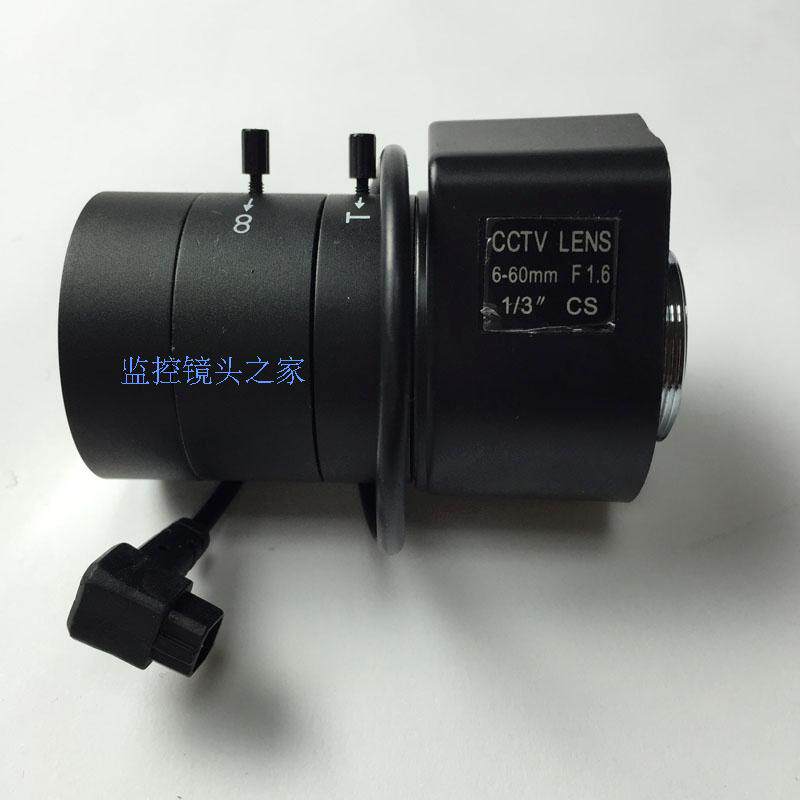 Original assembly CCTV LENS Manual zoom automatic aperture camera 6-60mm Internet surveillance gun head lens