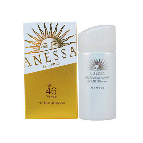 SHISEIDO 资生堂安耐晒温和防晒露SPF46 35ml台湾官网直邮进口