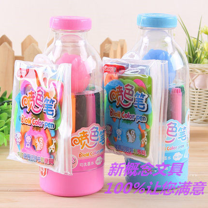 Master New Pint Washable Magic Spray Pen 213-12 Color Spray Pen Children Color Pen Spray Paintbrush 