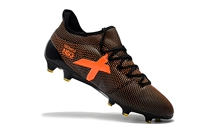 Giày bóng đá Messi X17.1 FG móng tay dài AG người cỏ vàng cam trưởng thành nam chính xác giày  thể thao