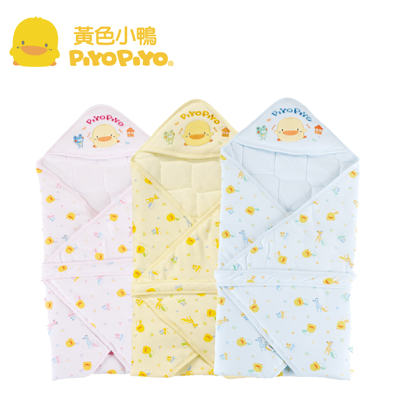 黄色小鸭字母游戏抱被32117 棉品 春秋款 婴儿抱被