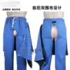 Autumn and winter thickened and velvet bed patient care clothing Elderly incontinence warm crotch pants for men and women wheelchair patients cotton pants