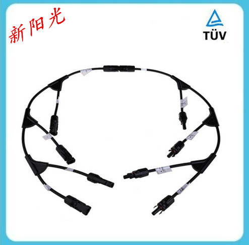 Panel parallel five-way one-four-way solar connector light board connector MC4Y type five-way