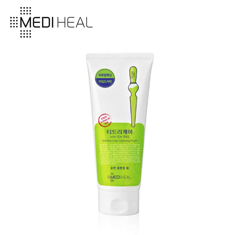 MEDIHEAL/美迪惠尔可莱丝茶树泡沫洁面乳洗面奶官方正品