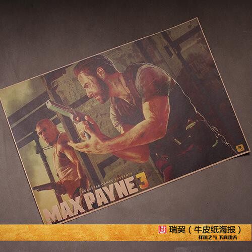 Marx Penn games posters Max Payne3 Internet games posters game players Decorative Paintings