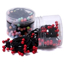 Tied hair tie Hairband flowers Joker Korean kids rubber band tie hair Princess little cherry