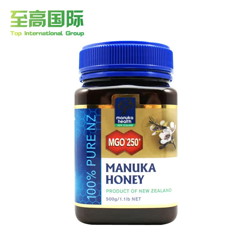 Manuka Health蜜纽康新西兰澳洲进口麦卢卡蜂蜜MGO250+天然500g