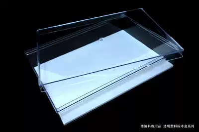 Large transparent plastic butterfly kit size: 28 5*18 5*6cm with pin plate