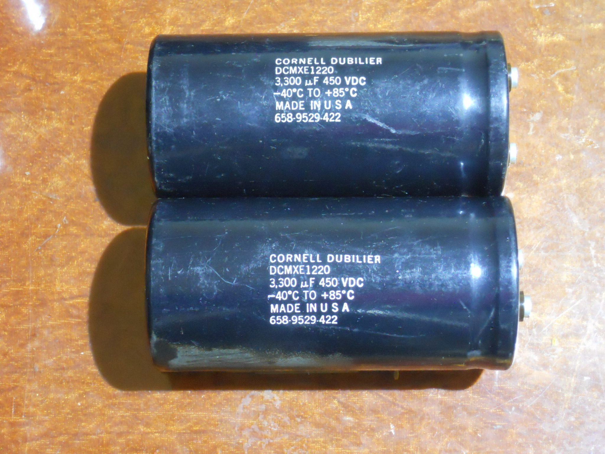 Second hand US imports CORNELL DUBILIER electrolytic capacitor 450V 3300uf-Taobao