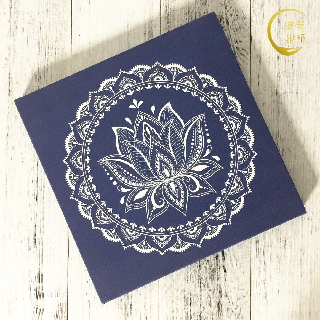 Mandala cloth coloring painting diy hand-painted coloring meditation decompression decorative painting (coloring world)