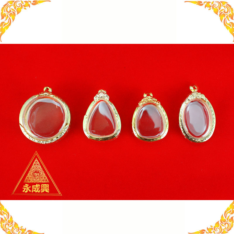 Yongcheng Xing Thai Buddha accessories 18K gilt carved shell round must reach bronze shell necklace