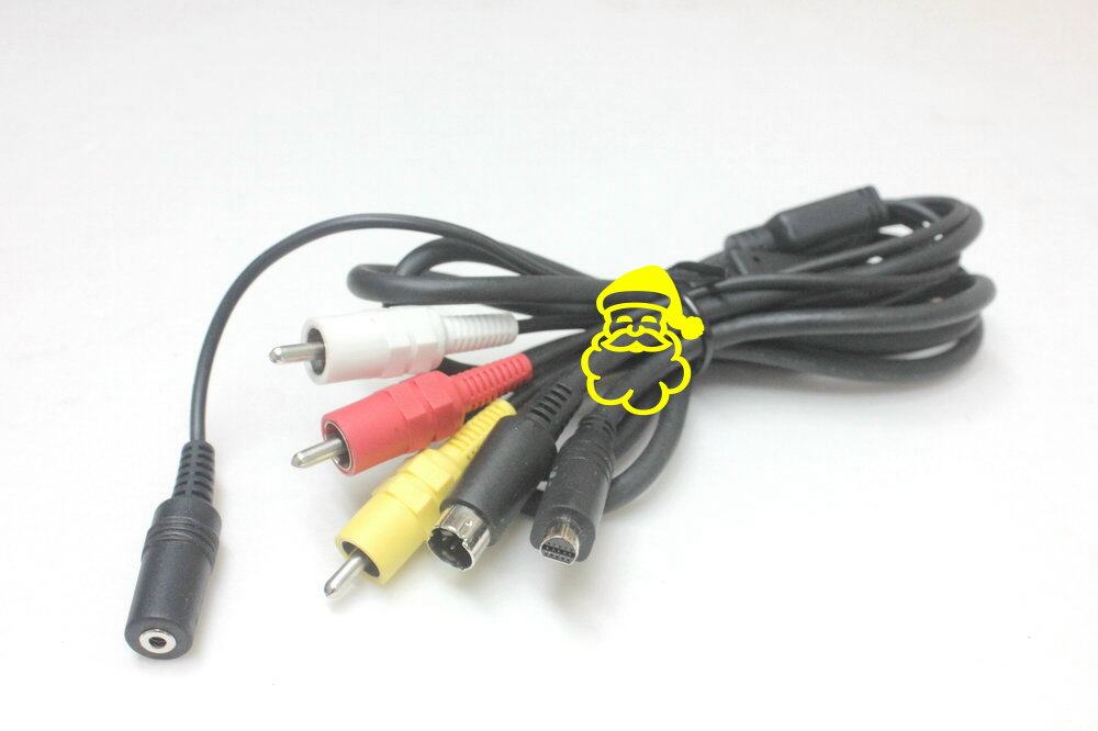Semi-circular interface AV video S terminal transmission line is suitable for Sony camera connected to TV 1 5 meters
