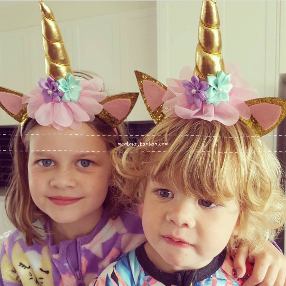 Unicorn Party theme party Hang Baby's birthday presents decoration