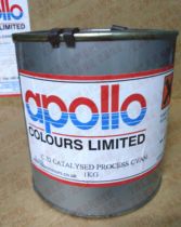 British APOLLO Apollo screen printing ink glass metal nylon ink C32 four-color blue including 13% tax