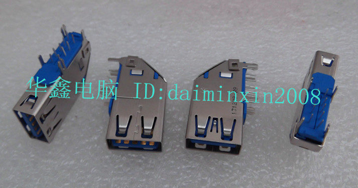 Imported signal USB3 0 A Model 9P side vertical right interface connector socket interface