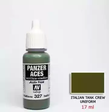 Spain (AV paint) Armored Ace Series 70327 World War II Italian chariot crew clothing color 17ML