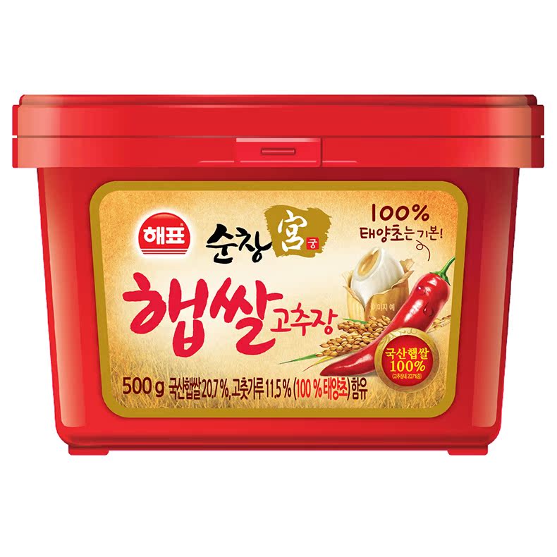 韩国 海牌辣椒酱 韩国淳昌宫新米辣椒酱 500g x 4ea