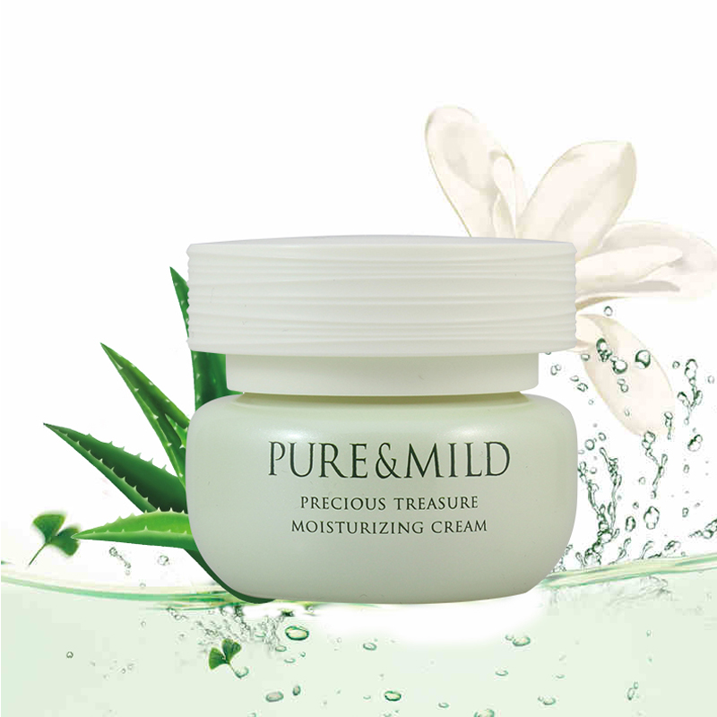 PURE＆MILD/泊美鲜纯珍萃保湿植物倍水润系列50g女面霜专柜正品
