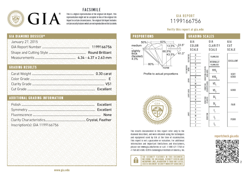 Left pavilion right Lie GIA naked drill 0 3ct E VS1 3EX 3EX N Diamond Tianjin Little Li Real body Shop