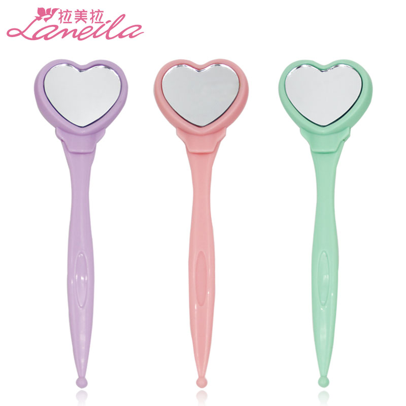 拉美拉 带镜修眉刀 锋利安全画眉专业刮眉毛刀片女用美妆工具