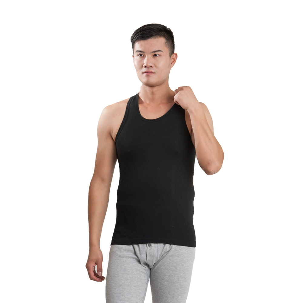 Lai Xiner cotton vest nam mùa hè cotton cơ sở mỏng nhiệt - Áo vest