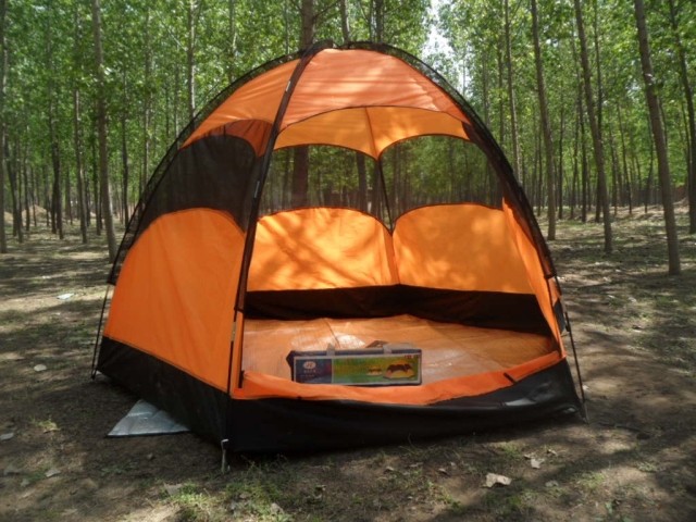 Home Hexagon Tent Double Tent Outdoor Tourist Tent 4 to 5 People's tent